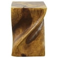 thumbnail image 7 of Home Square 20x14" Traditional Wood Big Twist End Table in Oak - Set of 2, 7 of 7