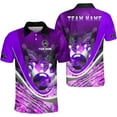 thumbnail image 6 of Personalized Name Bowling Polo Shirts 3D for Men and Women, Bowling Shirt, Bowling Shirts for Men Team Bowling Shirt (Purple, 3XL), 6 of 10