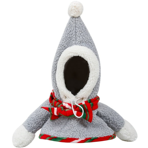 Amdohai Dog Christmas Costume Dog Cosplay Costume Dog Winter Poncho Dog Poncho for Small Medium