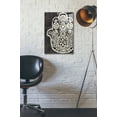 thumbnail image 2 of Epic Art 'Night Hamsa II' by Chariklia Zarris Acrylic Glass Wall Art, 16"x24", 2 of 2