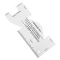 thumbnail image 1 of LOLIPPYY Sewing Gauge Measuring Tool For Sewing Tools Silver Patchwork Tool 1Pcs, 1 of 8