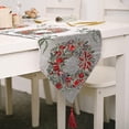 thumbnail image 3 of Decoraciones navideñas para el hogar, tela tejida, Bandera de mesa, mantel navideño creativo, decoración de mesa, vestidor para el hogar, 3 of 3