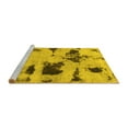 thumbnail image 2 of Ahgly Company Machine Washable Indoor Rectangle Abstract Yellow Modern Area Rugs, 2' x 3', 2 of 4