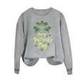 thumbnail image 4 of St Patricks Day Sweatshirt, Long Sleeve Sweatshirts Women, Round Neck Sweatshirt Women's St Patricks Day Printed Sweatshirts Crewneck Long Sleeved Tops Sweatshirt, 4 of 5