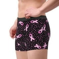 thumbnail image 4 of Balery Breast Cancer Awareness3 Men's Boxer Briefs, Soft and Breathable Cotton Underwear with nylon Waistband-Large, 4 of 9
