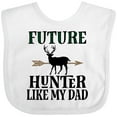 thumbnail image 3 of Inktastic Hunting Future Hunter Like Dad Boys or Girls Baby Bib, 3 of 4