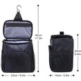 thumbnail image 3 of ZheElen Conveniently Pack Essentials With Travel Bag - Easy To And Foldable Portable Polyester Toiletry Bag gray 1Set, 3 of 6