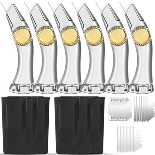 Juego de cuchillos para techos Lizenoz Silver con 3 funciones y 6 hojas