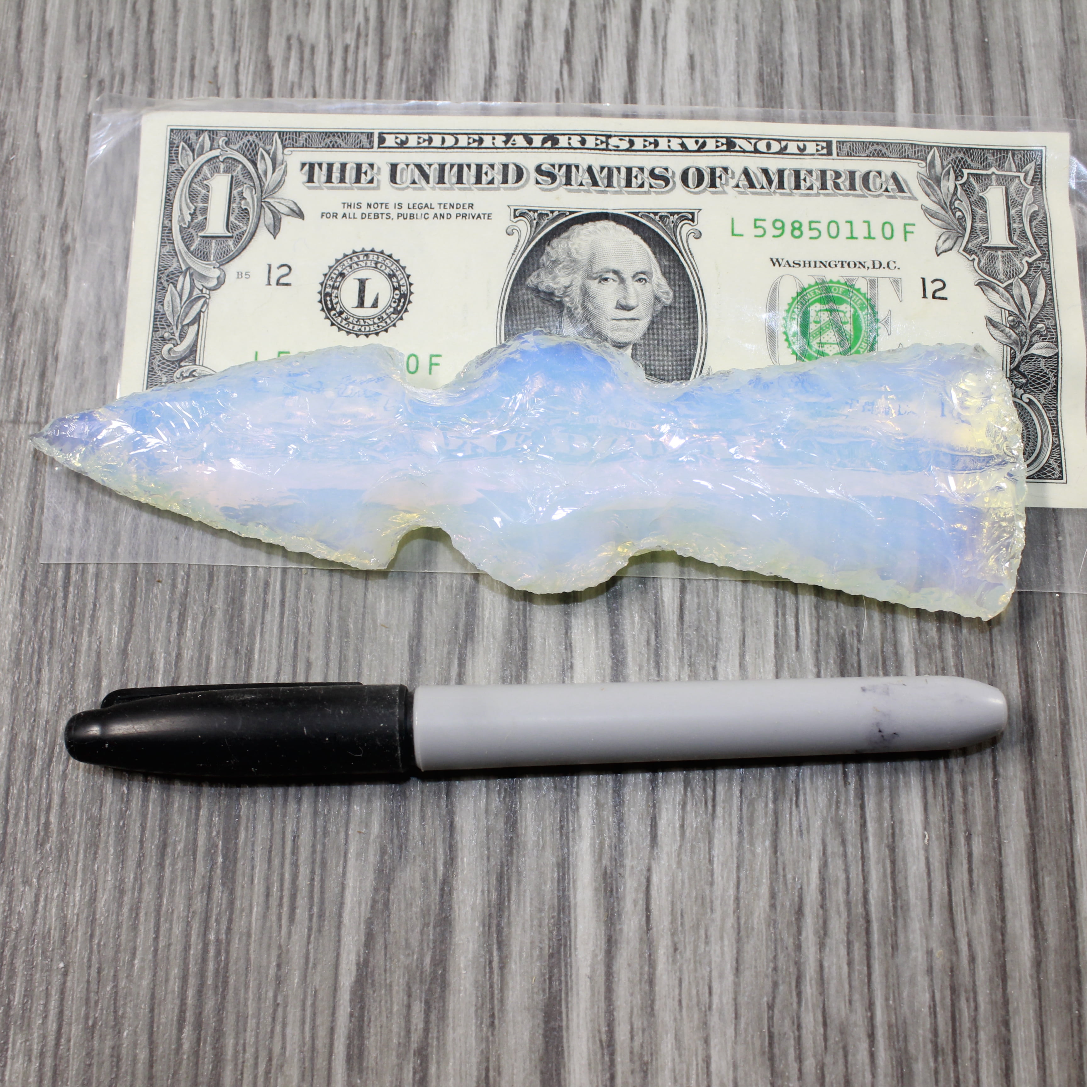 1 Opalite Ornamental Tomahawk Head #6244  Ax Axe Hatchet