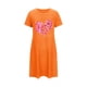 thumbnail image 5 of Camisón corto de talla grande para mujer, camisón de manga corta con estampado de pecho a la moda, camisón para mujer, 5 of 5