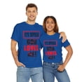thumbnail image 7 of DJH Apparel | It's Official: God Loves Me Christian Unisex Cotton T-shirt, 7 of 7
