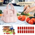 thumbnail image 2 of Caja de bolsa de almuerzo aislada para mujeres,Té de refrigerante resistente a la cubierta con, 2 of 5