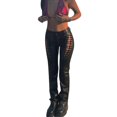 thumbnail image 1 of Txlixc Pantalones casuales de barril recto para mujeres Txlixc moda, 1 of 9