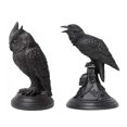 thumbnail image 1 of Candelabro de Gótico, Candelabro Retro de Búho Negro, Escultura de Resina, Estatua Artesanal de Halloween, Decoración del Hogar., 1 of 5