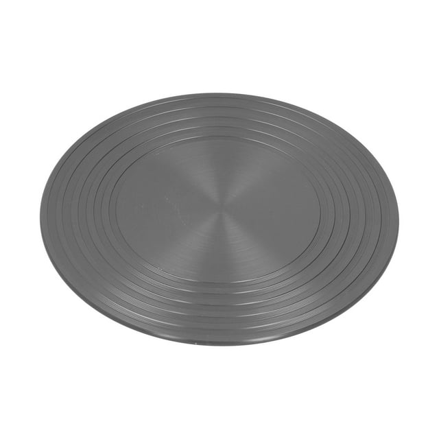 Defrosting Tray, Heat Diffuser Plate Gray Round Safe For Hotel For Kitchen For Restaurant For Home