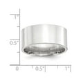 thumbnail image 4 of Primal Gold 10 Karat White Gold 10mm Standard Flat Comfort Fit Band Size 5.5, 4 of 5