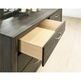 thumbnail image 5 of Roundhill Furniture Stout Contemporary 5-Drawer Chest - Gray, 5 of 6