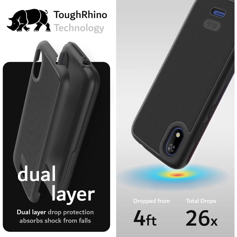 TUDIA MergeGrip Moxee M2160 Phone Case MH-T6000 / Ans Artia P600 Case Heavy  Duty - Matte Black - Walmart.com