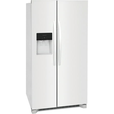Frigidaire - 25.6 Cu. Ft. Side-by-Side Refrigerator - White