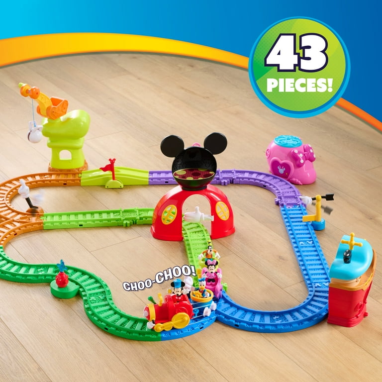 Disney Jr. Mickey Mouse Clubhouse Fun Track Set, 43 pieces, Kids