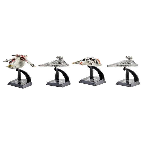 Hot Wheels Star Wars Premium Replica Rocket & Spaceship, Vehicles, Gift for Adults Collector