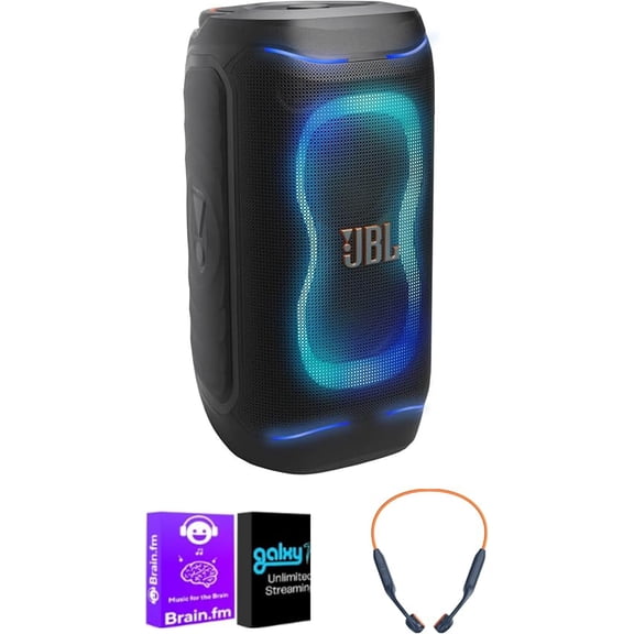 JBL PartyBox 130 Bundle with AudioTrends & FQ1100BK Stand - Black
