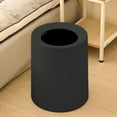thumbnail image 2 of Kitchen Trash Can, Step-On Garbage Can with Lid, Tall Kitchen & Bathroom Trash Can, Small Office Waste Bin, Black - Xuniizn, 2 of 7