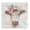 Betsy Cow Bouquet Roses, variant on Stupell Industries Farmhouse Blossom Babe Cattle Canvas Art, 17 x 17, by Sara G. Designs