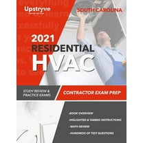 2021 South Carolina Residential HVAC Contractor Exam Prep: Study Review & Practice Exams (Paperback)