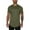 Army Green, variant on TAIAOJING Men's Slim Fit T-shirt Summer Solid Color Slim Fit Short Sleeve Round Neck Long Clothes Length Casual Beach Tops