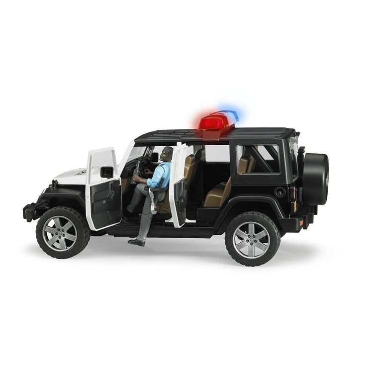 Jeep rubicon police sales car with policeman