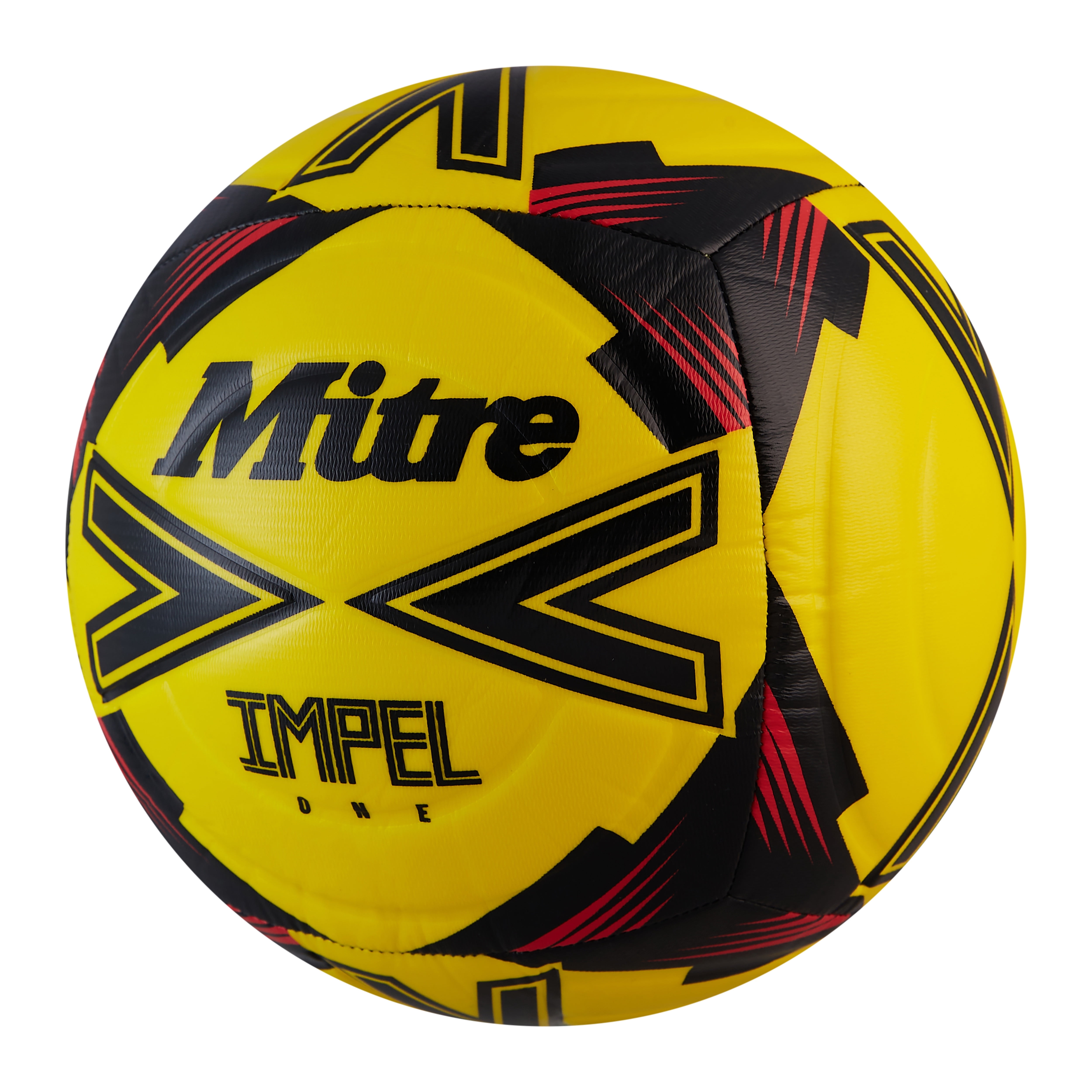 Mitre Impel One Training Soccer Ball – Durable 6-Panel Construction – Soft-Touch Foam & Hyperflow Grooves – for Grass or AstroTurf – Sizes 3,4,5