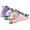 Full Set - All 3 Colors, variant on 24" Big Dog Toy Jumbo Plush Unicorn Squeaker Rainbow Mane Tail Metallic Horn (Pink)