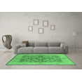 thumbnail image 3 of Ahgly Company Indoor Square Oriental Emerald Green Industrial Area Rugs, 4' Square, 3 of 4