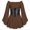 Brown, variant on Halloween for Girls,Girls Casual off Shoulder Ruffled Dresses Pirate Dress Pirate Themed Outfit for Toddler Girl Halloween Character Dress Brown 4-5Years