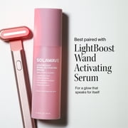 Solawave 4-in-1 Red Light Therapy Skincare Wand - Facial Massage, Galvanic Current, and Warmth - for Face & Neck - FDA Cleared