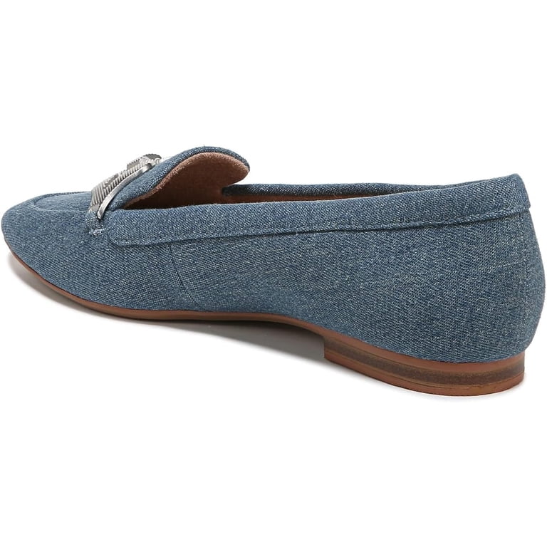 Naturalizer Womens Leala Slip-on Loafers Blue Denim Leather  display picture 3