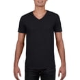 thumbnail image 4 of Gildan T-Shirt à Manches Courtes à Col en V Style Doux pour Hommes, 4 of 5
