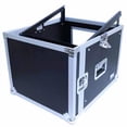thumbnail image 7 of Seismic Audio 8 Space Rack Case with Slant Mixer Top - Amp Effect PA/DJ Pro Audio Road Case Black - SAMRC-8U, 7 of 7