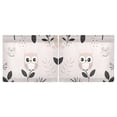 thumbnail image 3 of Cartoon Cute Bird Kitchen Curtains Tier Set 27x24 Inch 2 Panels Semi Sheer Light Filtering Privacy UV Protection, 3 of 8