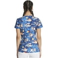 thumbnail image 3 of Dickies EDS Medical Scrubs Top for Women V-Neck DK700, XL, Sun's Out Fun's Out, 3 of 7