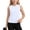 White, variant on HAOTAGS Big Girls Sport Tank Tops(5-15) Summer Quick Dry Shirts for Runnning & Outdoor Sports Pink Size 9-10Years