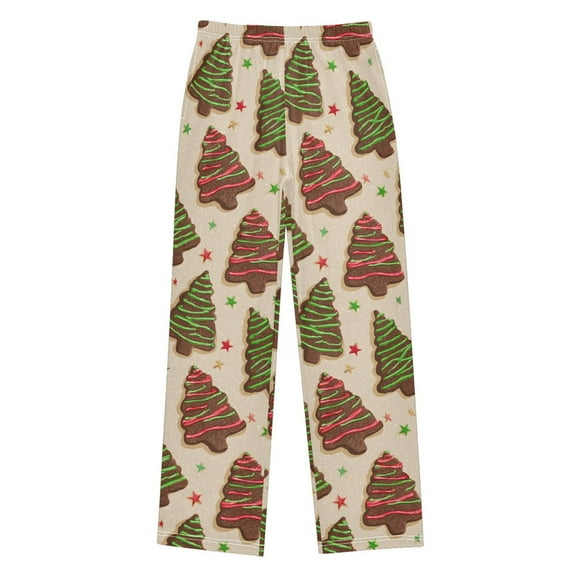 joogoo Christmas Tree Stars Pajama Pants Pj Bottoms Sleepwear Lounge L