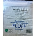 thumbnail image 4 of Pillow Insert with Polyester Fill Cotton Throw Decor One Size: 21in x 21in, Fits 20in x 20in Cover - WHITE, 4 of 4