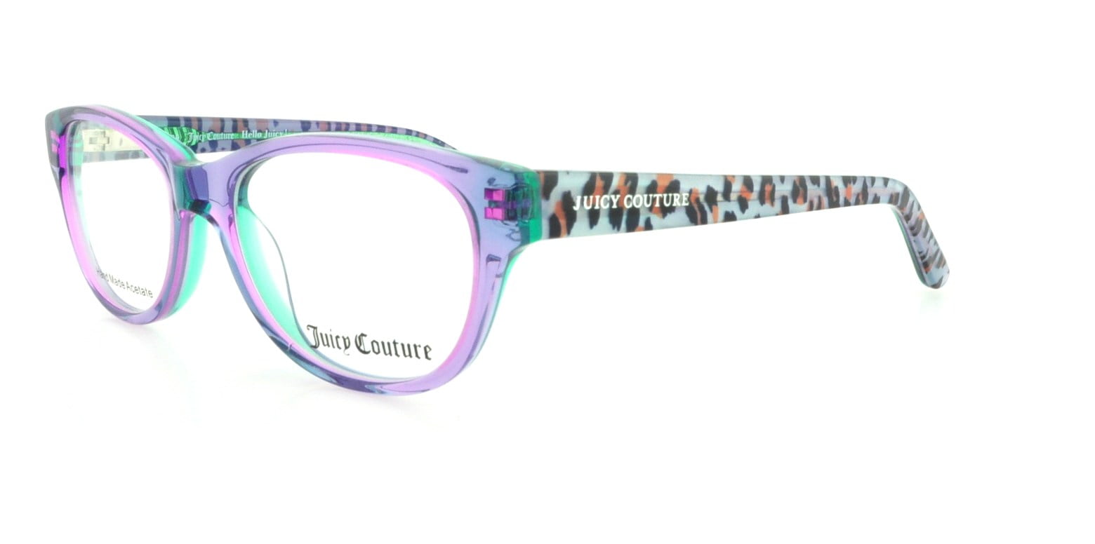 JUICY COUTURE Eyeglasses 913 0JMQ Aqua Pink Crystal 48MM