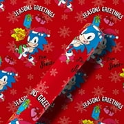 25 sq ft Nintendo/Sonic Gift Wrap
