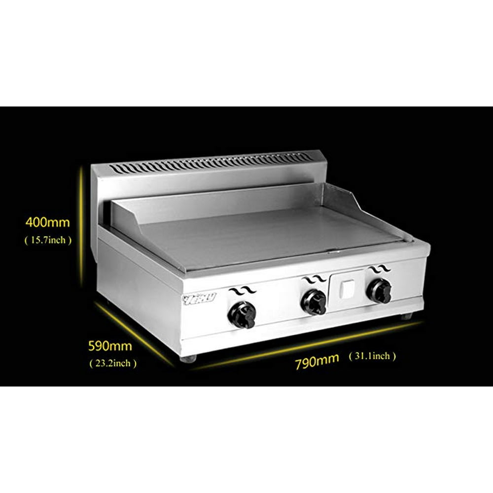 Commercial Stainless Steel Countertop Natural Gas Griddle 31 inch