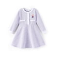 thumbnail image 1 of Vestido tipo jersey Disney Frozen Elsa Anna para niñas 2T morado, 1 of 7