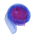 thumbnail image 1 of Gradient Ramp Square Juggling Silk Dance Scarves Magic Tricks Performance Props Accessories Movement Scarves Rhythm Band Scarf 24 by 24 Inches (Royal Blue & Purple), 1 of 8