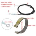 thumbnail image 3 of LOVEVER 4in Rear Brake Band Pins Kit with 1.55m Throttle Pull Cable for Go Kart Yard Cart Mini Bike ATV, 3 of 7